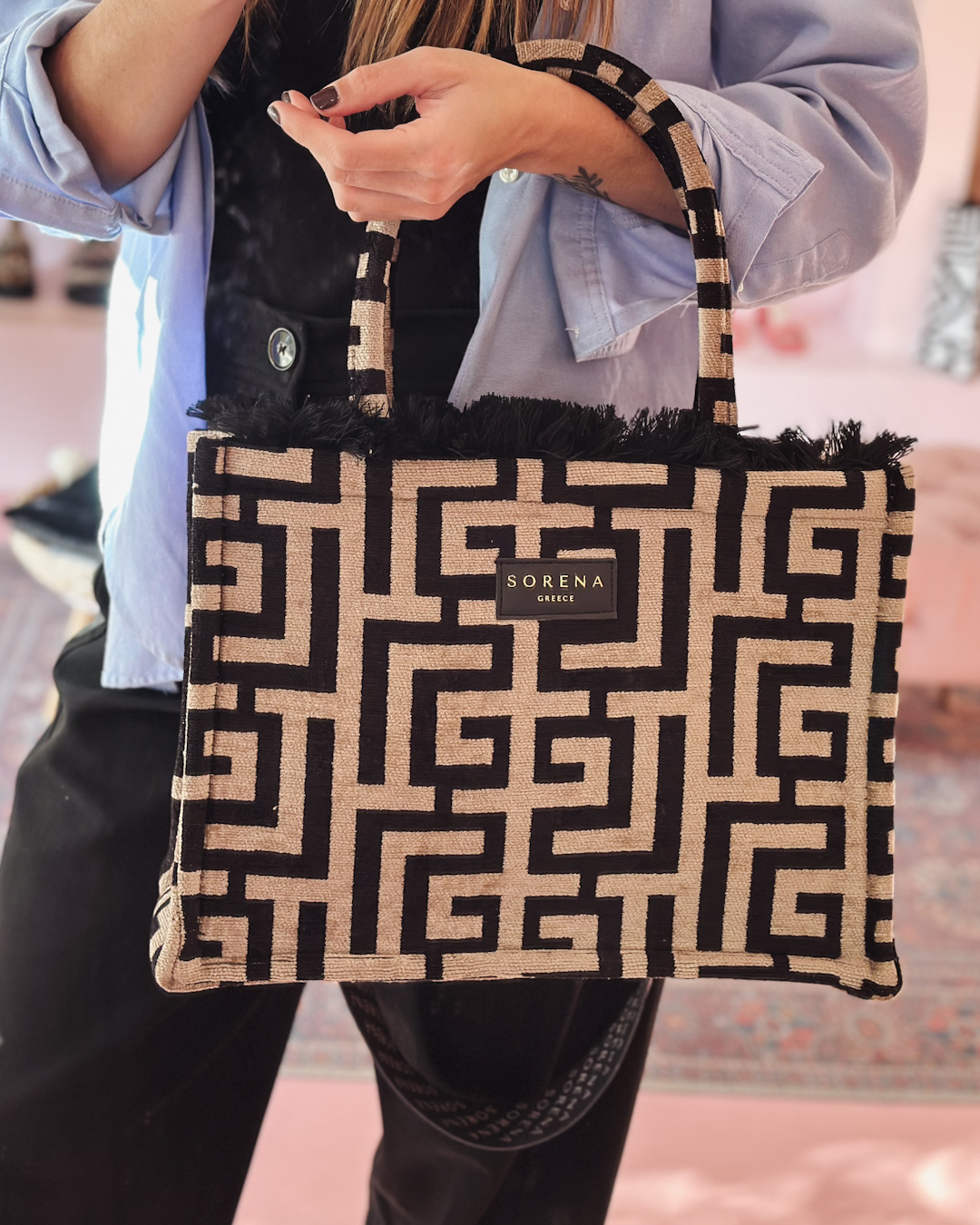 Domna menium tote bag